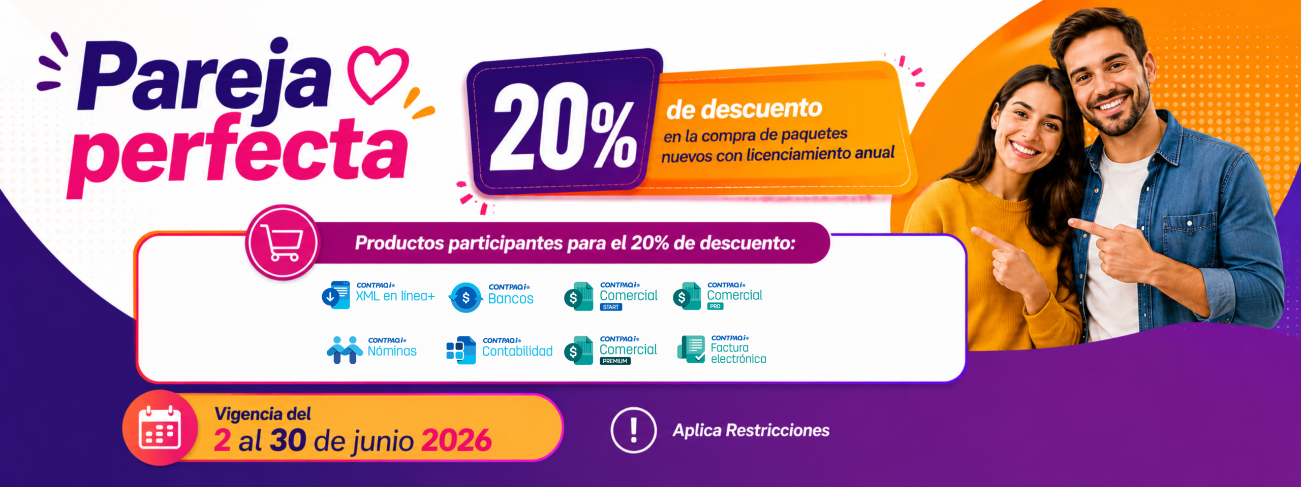 Promo pareja perfecta